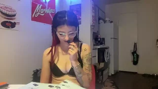 GothPoison naked strip on adult webcam for live sex video chat